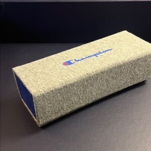 Champion Textured Gray and Blue Storage Box